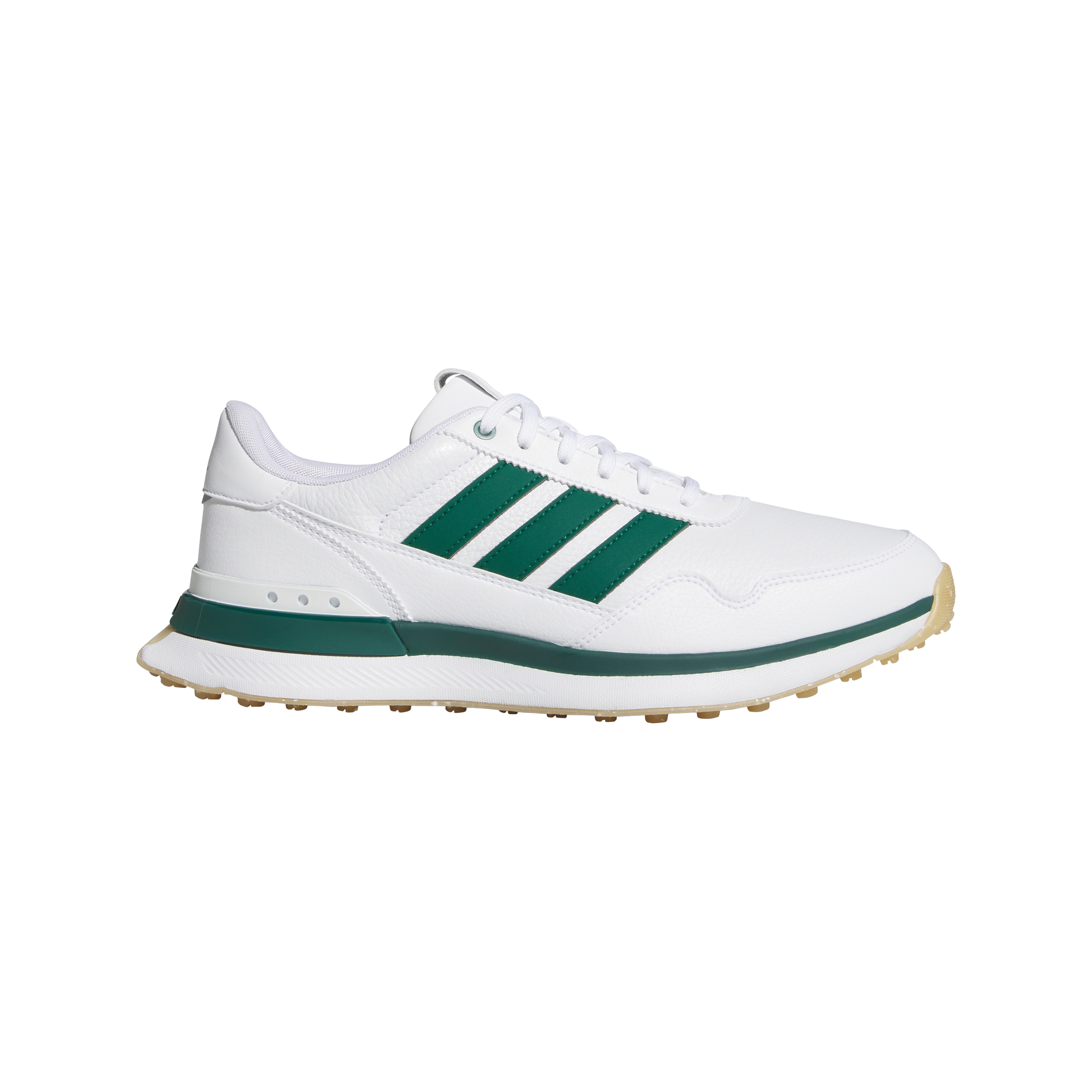 Men's S2G Leather 26 Spikeless Golf Shoe - White/Green | ADIDAS